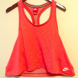 Crop racer back tank